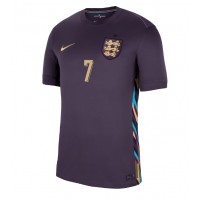Camisa de Futebol Inglaterra Bukayo Saka #7 Equipamento Secundário Europeu 2024 Manga Curta